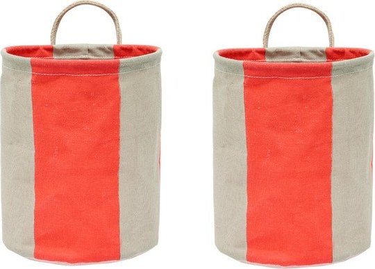 Látkové košíky v sadě 2 ks ø 18x22 cm Kara – OYOY Living Design Oyoy Living Design