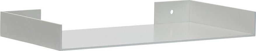 Světle šedá kovová police 30 cm Sheets – Hübsch Hübsch