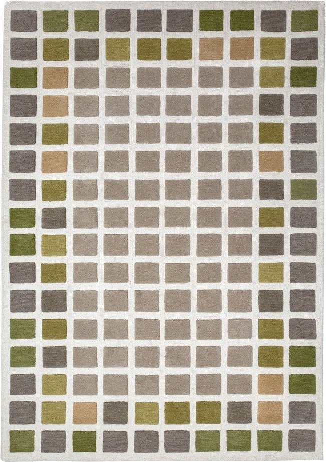 Zelený ručně tkaný vlněný koberec 200x290 cm Renga Wool – Flair Rugs Flair Rugs