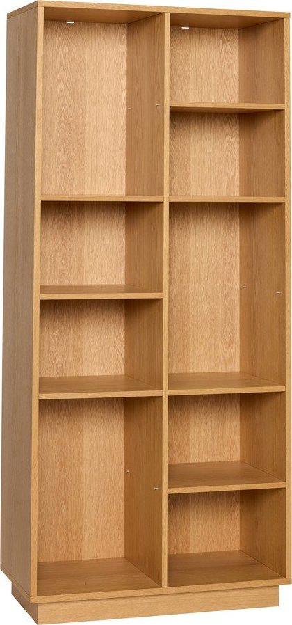Knihovna v dekoru dubu v přírodní barvě 80x180x30 cm Disco – Hübsch Hübsch