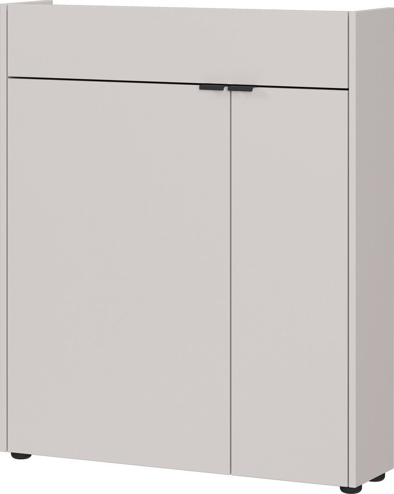 Krémová matná skříňka 83x99x22 cm Ameca – Germania Germania