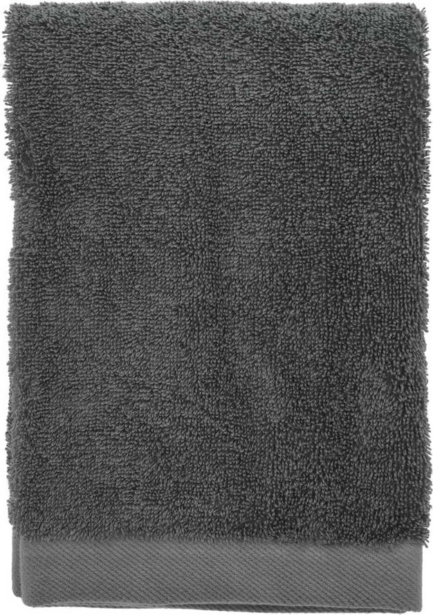 Tmavě šedý froté bavlněný ručník 50x100 cm Comfort – Södahl Södahl