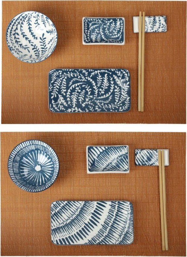 Porcelánová sada na sushi 12 ks – Brandani Brandani