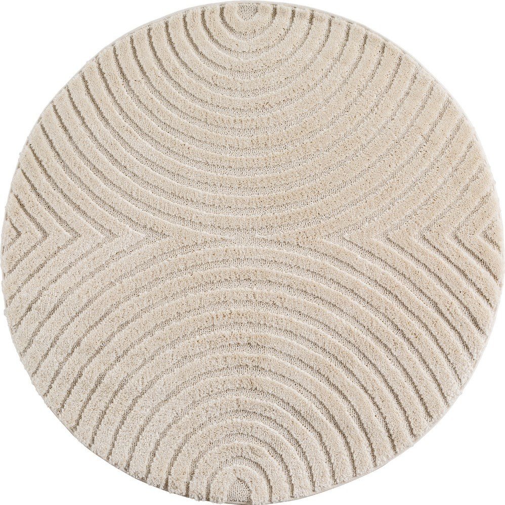 Krémový kulatý koberec ø 80 cm Art 1122 – Ayyildiz Carpets Ayyildiz Carpets