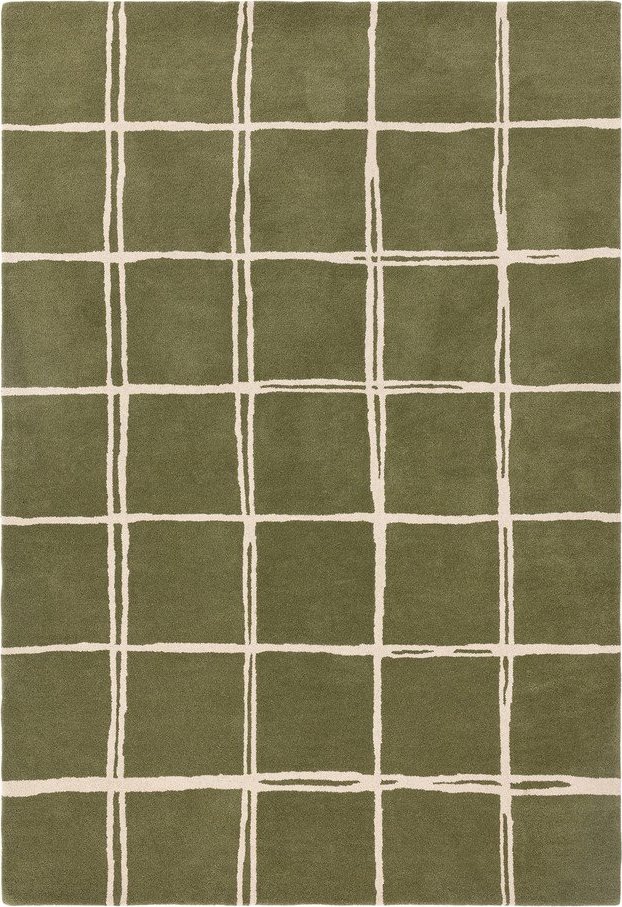 Zelený ručně tkaný vlněný koberec 160x230 cm – Asiatic Carpets Asiatic Carpets