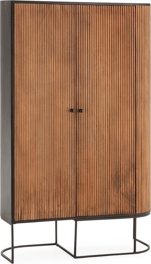 Komoda z mangového dřeva v přírodní barvě 100x165x40 cm Curve – MOME Mome