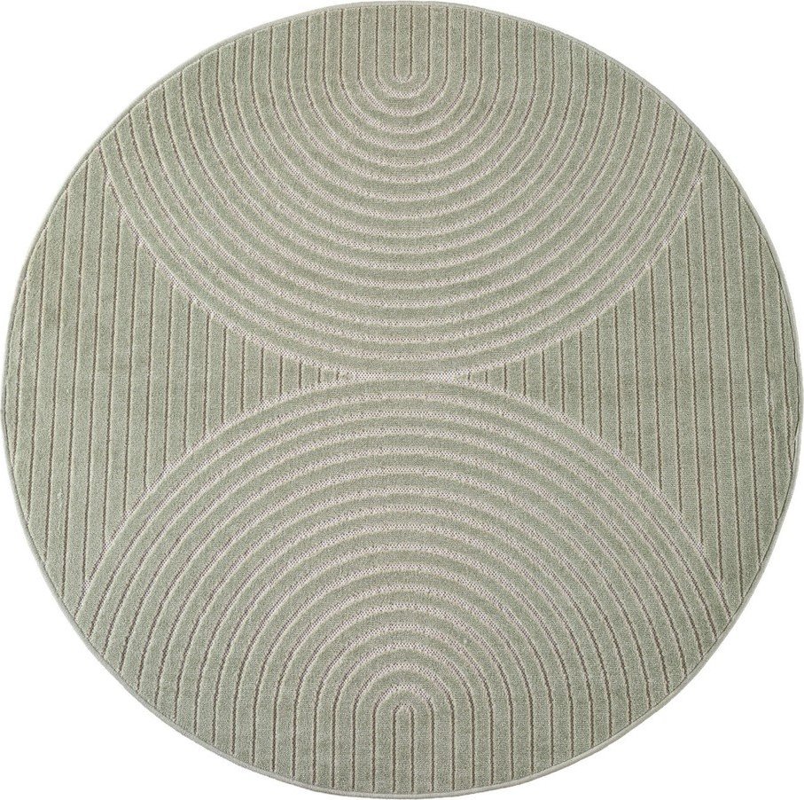 Zelený kulatý vnitřní a venkovní koberec ø 160 cm Nova 1201 – Ayyildiz Carpets Ayyildiz Carpets