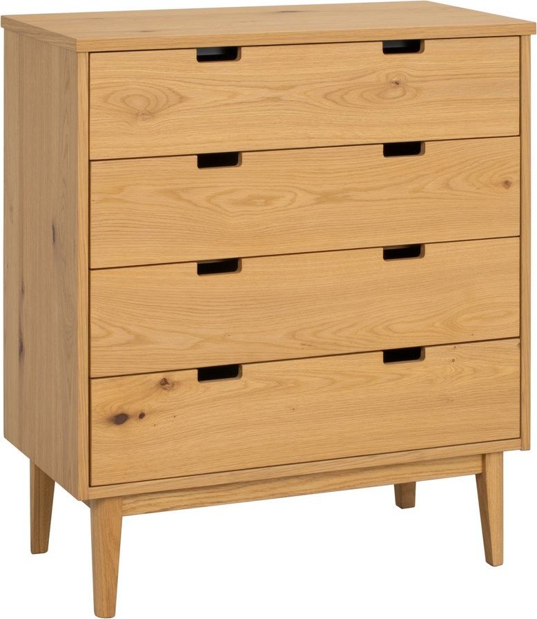 Komoda z dubového dřeva v přírodní barvě 75x85x38 cm Garrison – Rowico Rowico