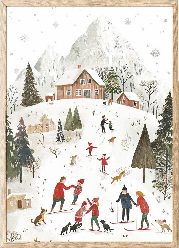 Tištěný obraz s rámem 30x40 cm – Wallity Wallity