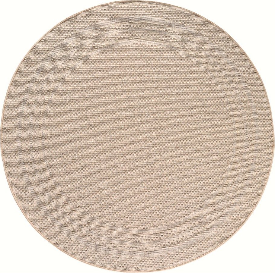 Béžový kulatý vnitřní a venkovní koberec ø 160 cm Desert 1304 – Ayyildiz Carpets Ayyildiz Carpets
