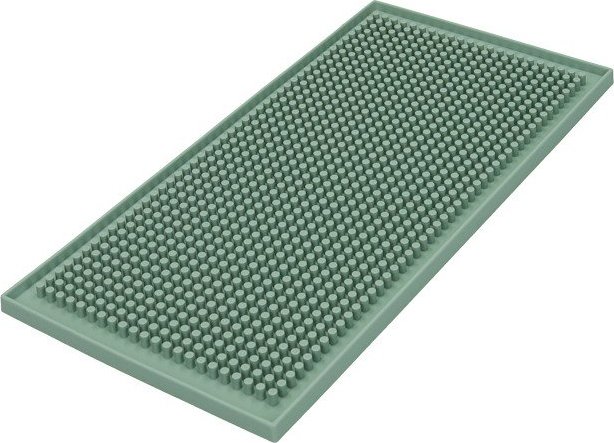 Šalvějově zelená silikonová odkapávací podložka na nádobí 30x15 cm – Brandani Brandani