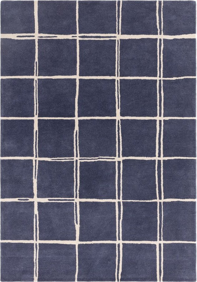 Modrý ručně tkaný vlněný koberec 120x170 cm – Asiatic Carpets Asiatic Carpets