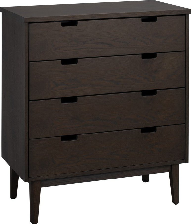 Komoda z dubového dřeva v tmavě přírodní barvě 75x85x38 cm Garrison – Rowico Rowico