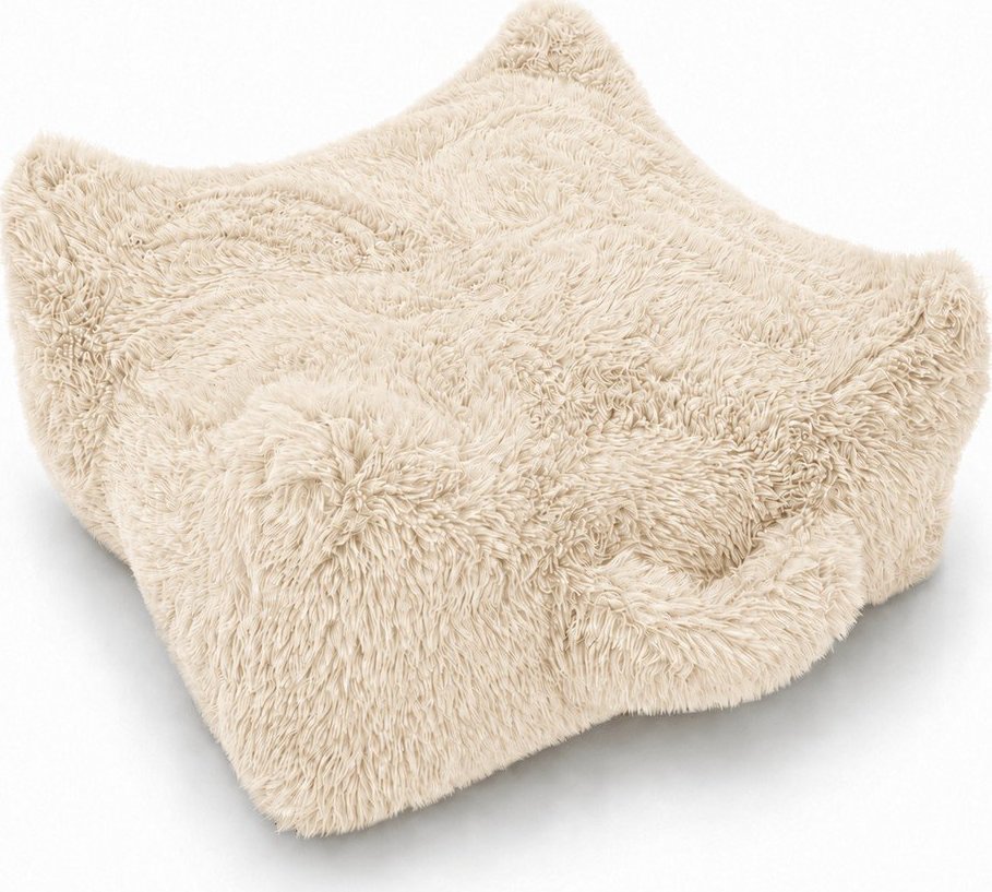 Béžový dětský sedací vak Mammoth – Meowbaby MeowBaby