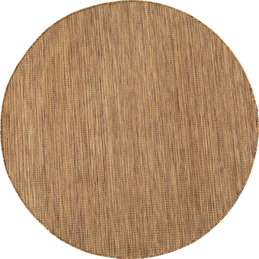 Hnědý kulatý vnitřní a venkovní koberec ø 80 cm Mira 1450 – Ayyildiz Carpets Ayyildiz Carpets