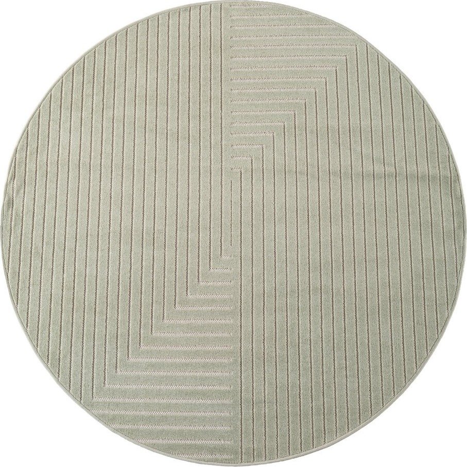 Zelený kulatý vnitřní a venkovní koberec ø 80 cm Nova 1202 – Ayyildiz Carpets Ayyildiz Carpets