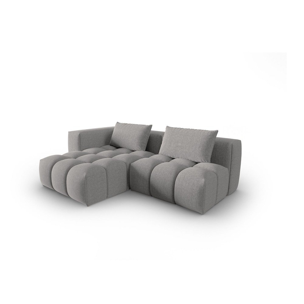 Šedá rohová pohovka (levý roh/s lenoškou) Verona – Cosmopolitan Design Cosmopolitan design