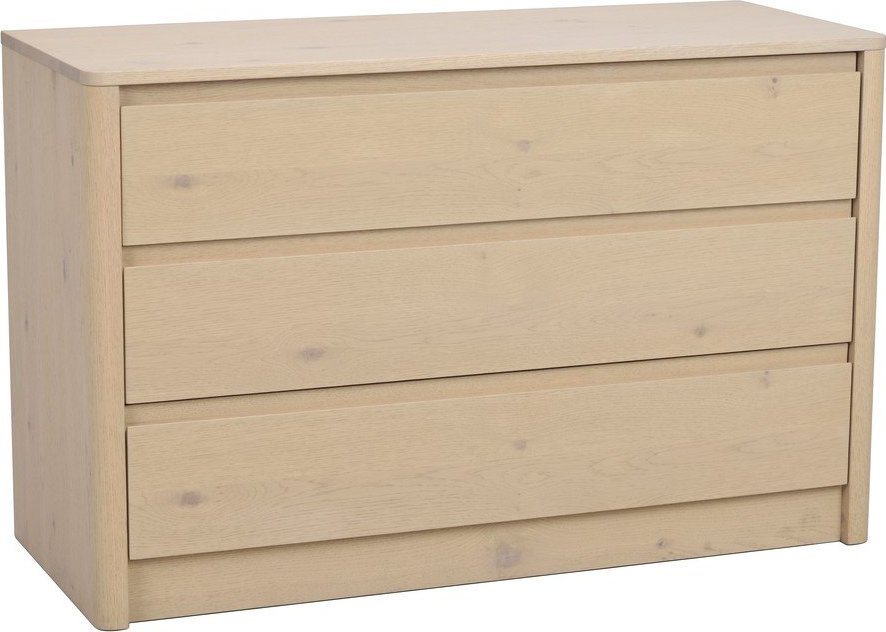 Komoda v dekoru dubu ve světle přírodní barvě 110x70x45 cm Melstone – Rowico Rowico