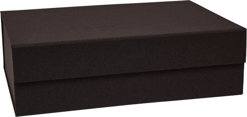 Tmavě hnědý kartonový úložný box s víkem 45x33x15 cm Hako – OYOY Living Design Oyoy Living Design