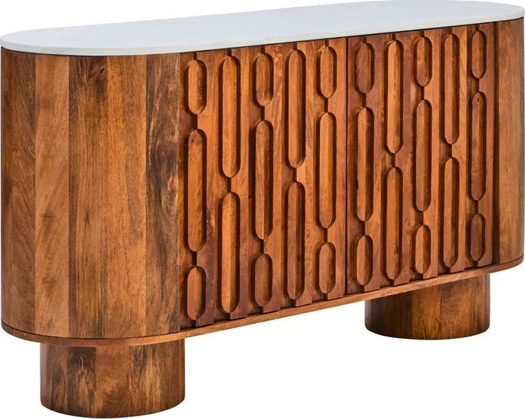 Komoda z mangového dřeva v přírodní barvě 140x75x45 cm Torcino – Premier Housewares Premier Housewares