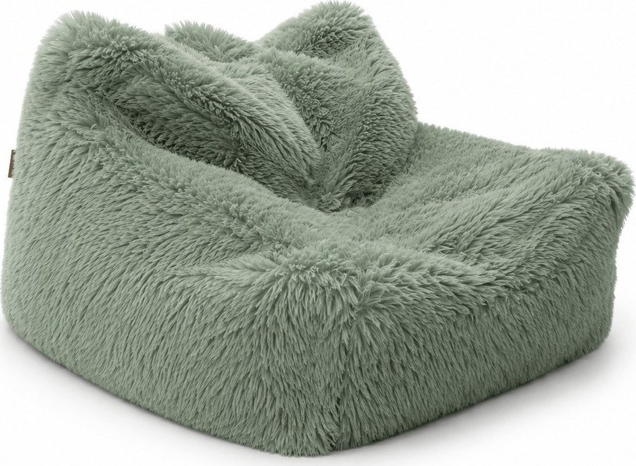 Šalvějově zelený dětský sedací vak Mammoth – Meowbaby MeowBaby